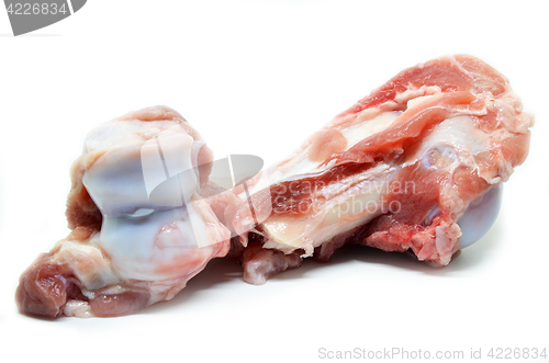 Image of Pig bone used for cooking soup base