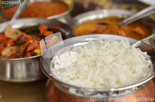 Image of Indian curry meal