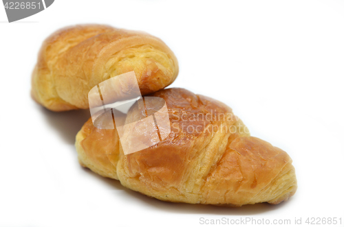 Image of Two French croissants