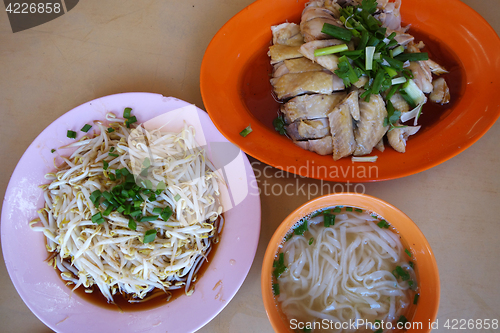Image of Ipoh traditional food Chicken Hor Fun
