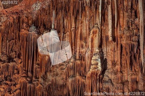 Image of Underground cave texture closeup photo