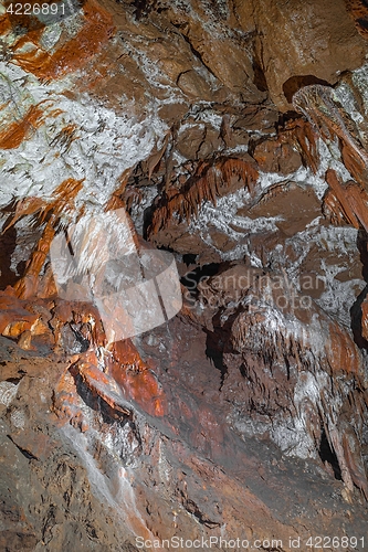 Image of Underground cave texture closeup photo