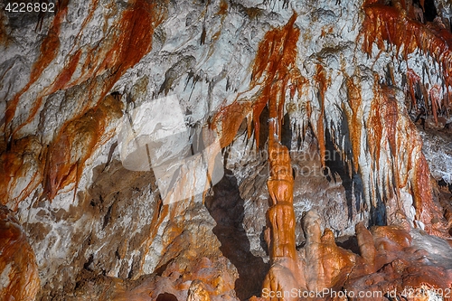 Image of Underground cave texture closeup photo