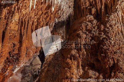 Image of Underground cave texture closeup photo
