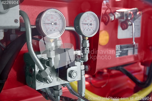 Image of Industrial measurement device closeup