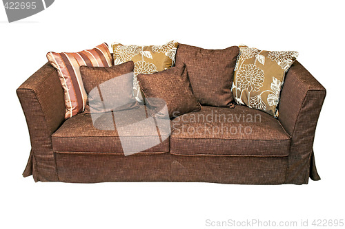 Image of Brown sofa