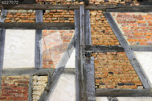 Image of Historic timber frame Construction in Detail