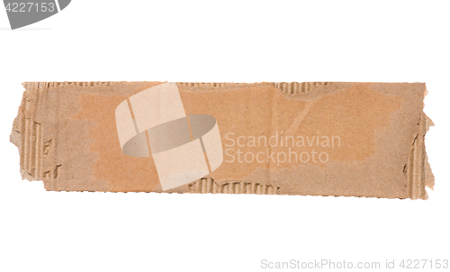 Image of Piece of corrugated cardboard