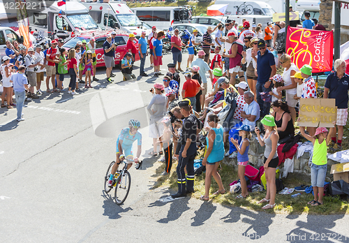 Image of The Cyclist Lieuwe Westra  on Col du Glandon - Tour de France 20