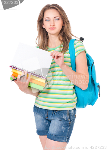 Image of Teen girl student