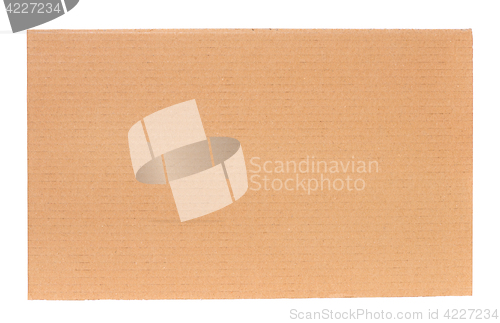 Image of Piece of corrugated cardboard