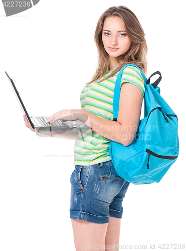 Image of Teen girl student