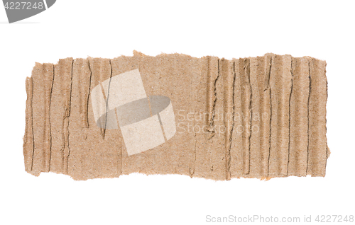 Image of Piece of corrugated cardboard