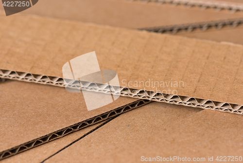 Image of Corrugated cardboard background