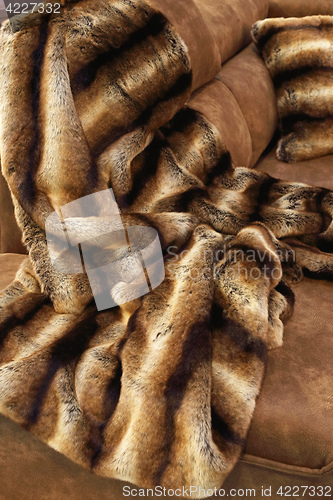 Image of Faux Fur Throw