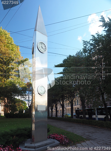Image of Kobe Friendship Clock Riga, Latvia, Europe