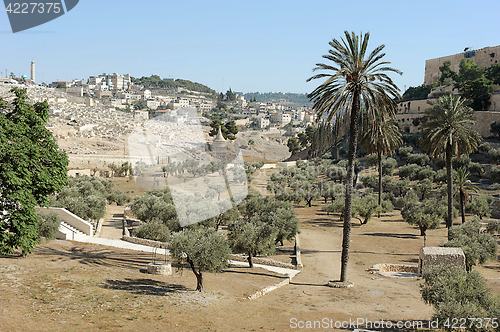 Image of Kidron Valley and Mount of Olives