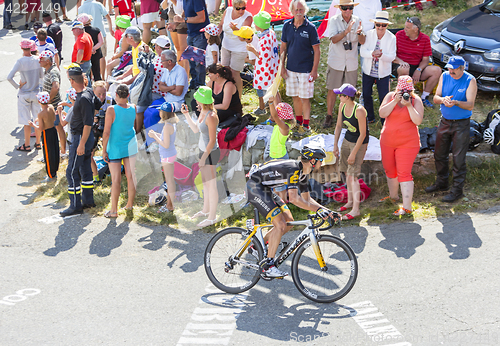 Image of The Cyclist Reinardt Janse van Rensburg on Col du Glandon - Tour