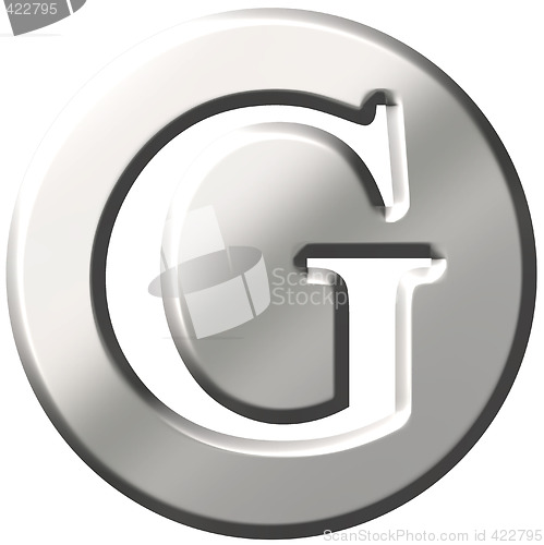 Image of 3D Steel Letter G