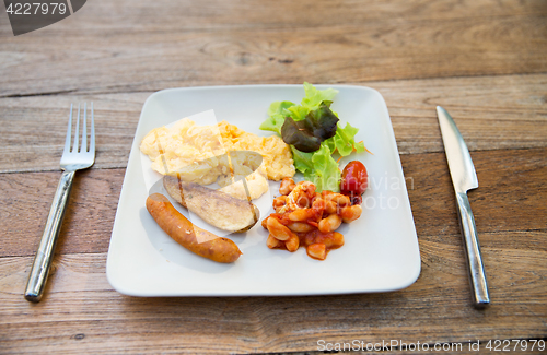 Image of close up of food on plate