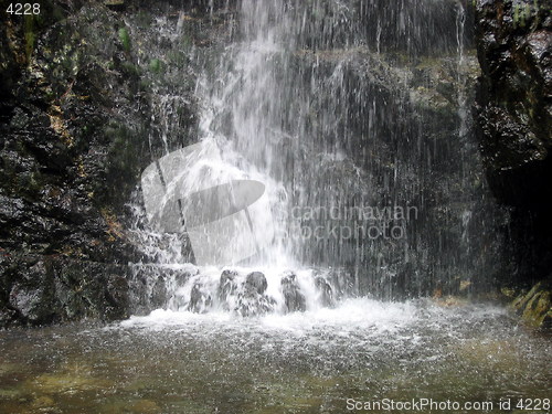 Image of Falling water. Troodos. Cyprus