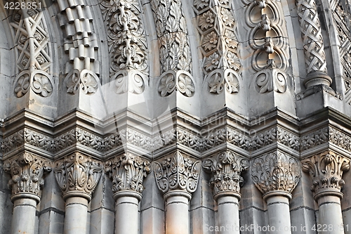Image of Decorated Church Columns