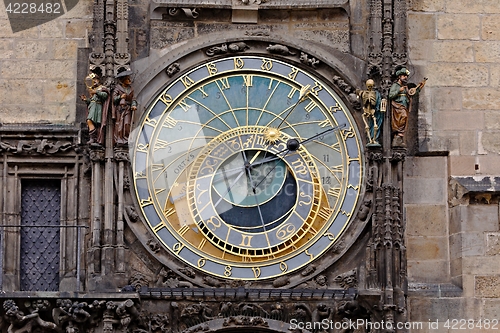 Image of Old astronomical clock detail