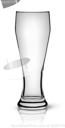 Image of In front empty beer glass