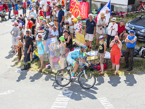 Image of The Cyclist Lieuwe Westra  on Col du Glandon - Tour de France 20