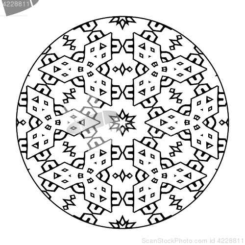 Image of Mandala Black and White