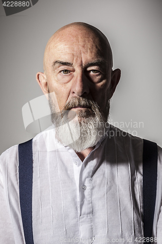 Image of old man portrait
