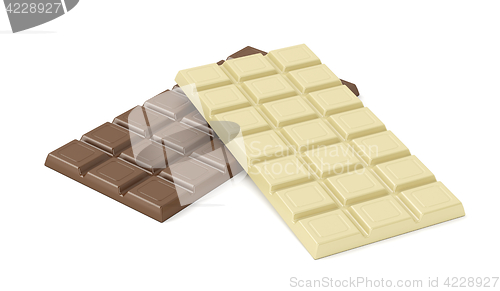 Image of Two chocolate bars