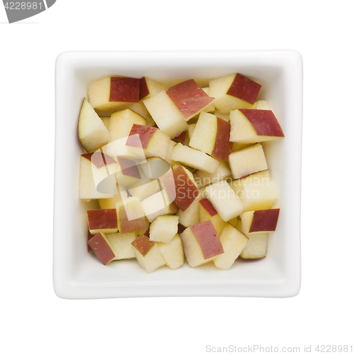 Image of Diced red apple