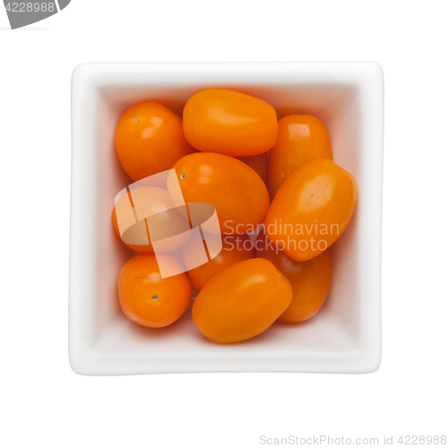 Image of Orange colored cherry tomato