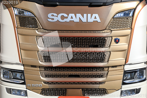 Image of Front of Next Generation Scania R500 Truck