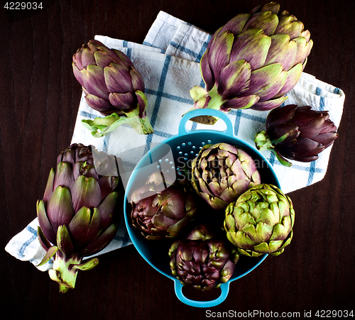 Image of Perfect Raw Artichokes