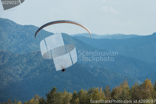 Image of Paragliding in mountains