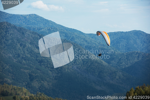 Image of Paragliding in mountains