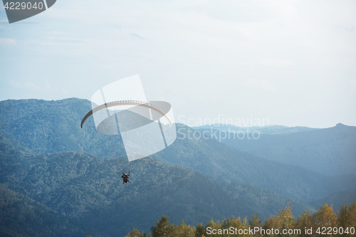 Image of Paragliding in mountains