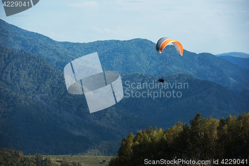 Image of Paragliding in mountains