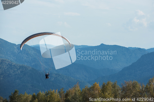 Image of Paragliding in mountains