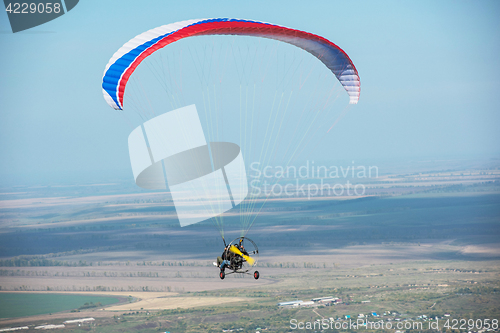Image of Paragliding in mountains
