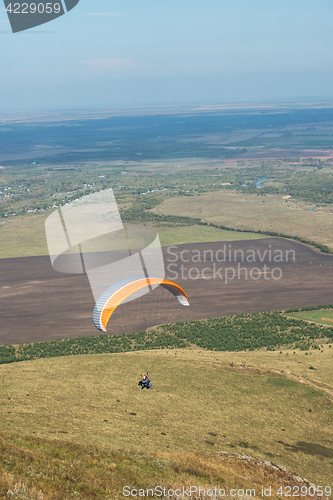 Image of Paragliding in mountains