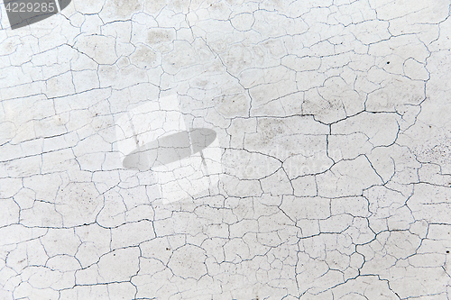 Image of close up of cracked stone wall or surface
