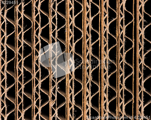 Image of Corrugated cardboard background