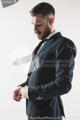 Image of Portrait of stylish handsome young man