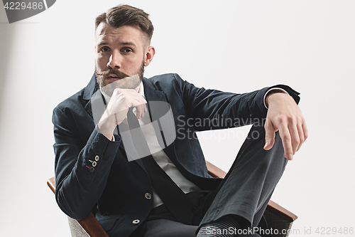 Image of Portrait of stylish handsome young man