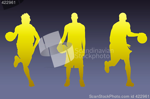 Image of Basketball players