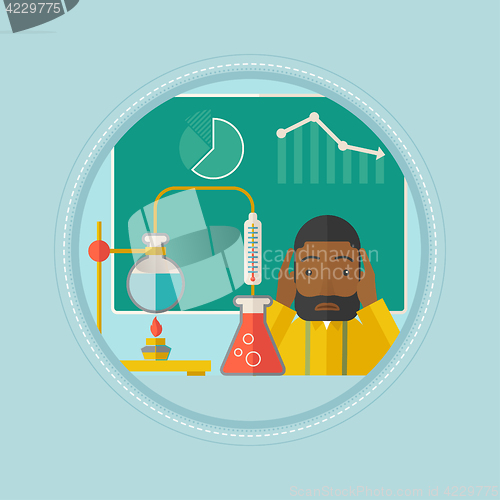 Image of Student working at laboratory class.