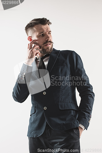 Image of Portrait of stylish handsome young man